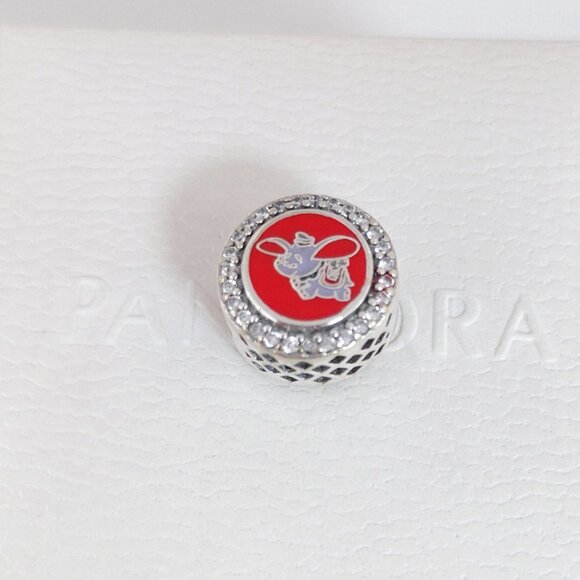 Pandora Dumbo Carousel Bead Charm Bracelet Pendant S925 Silver with box - Picture 5 of 7